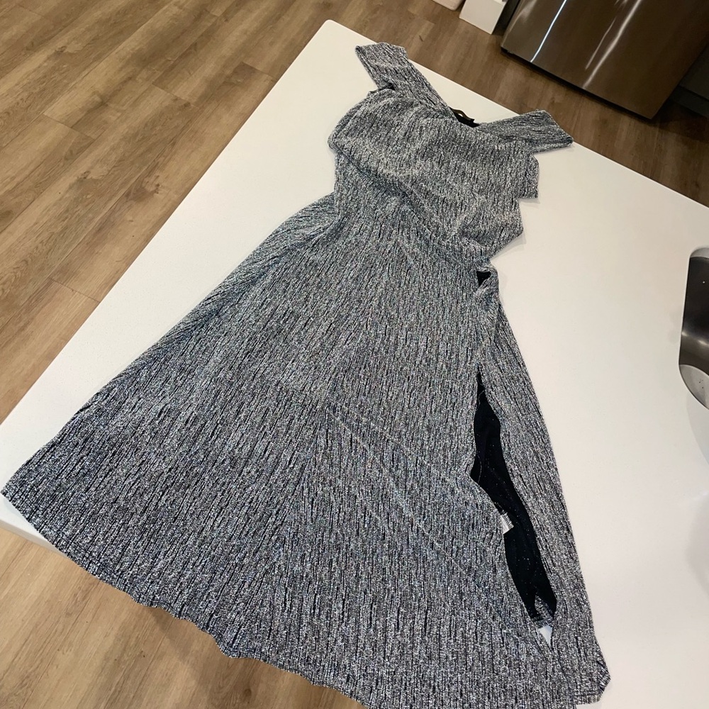 Elegant Gray Women's Dress